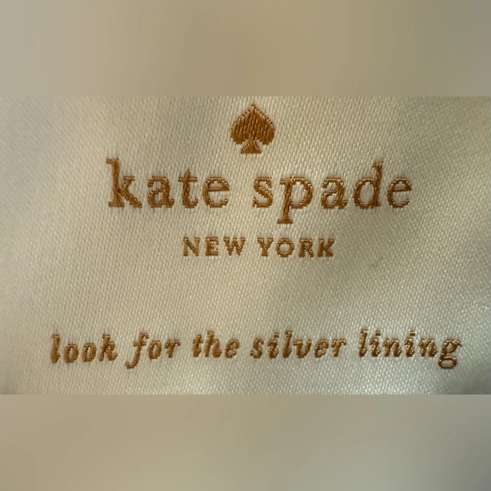 Kate Spade Classic Fit & Flare Dress • Size 8 • Vintage Two-Tone Blue & Cream